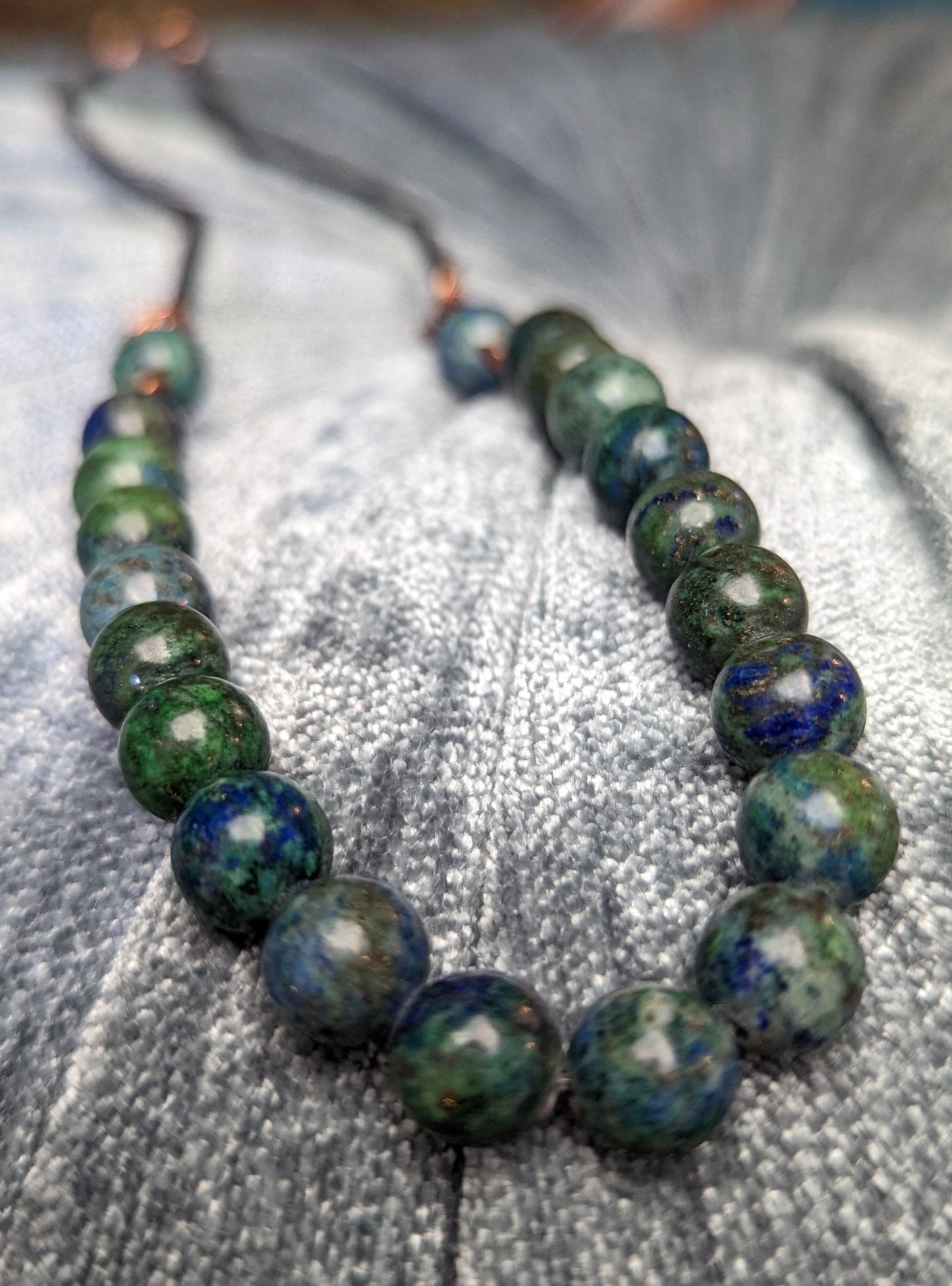 Azurite Malachite Necklace