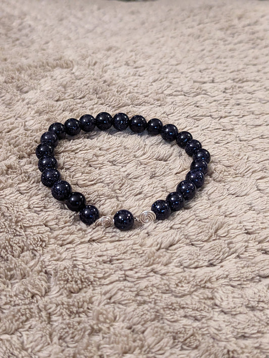 Blue Goldstone Bracelet